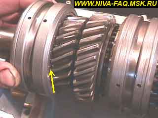 Разборка коробки передач нива